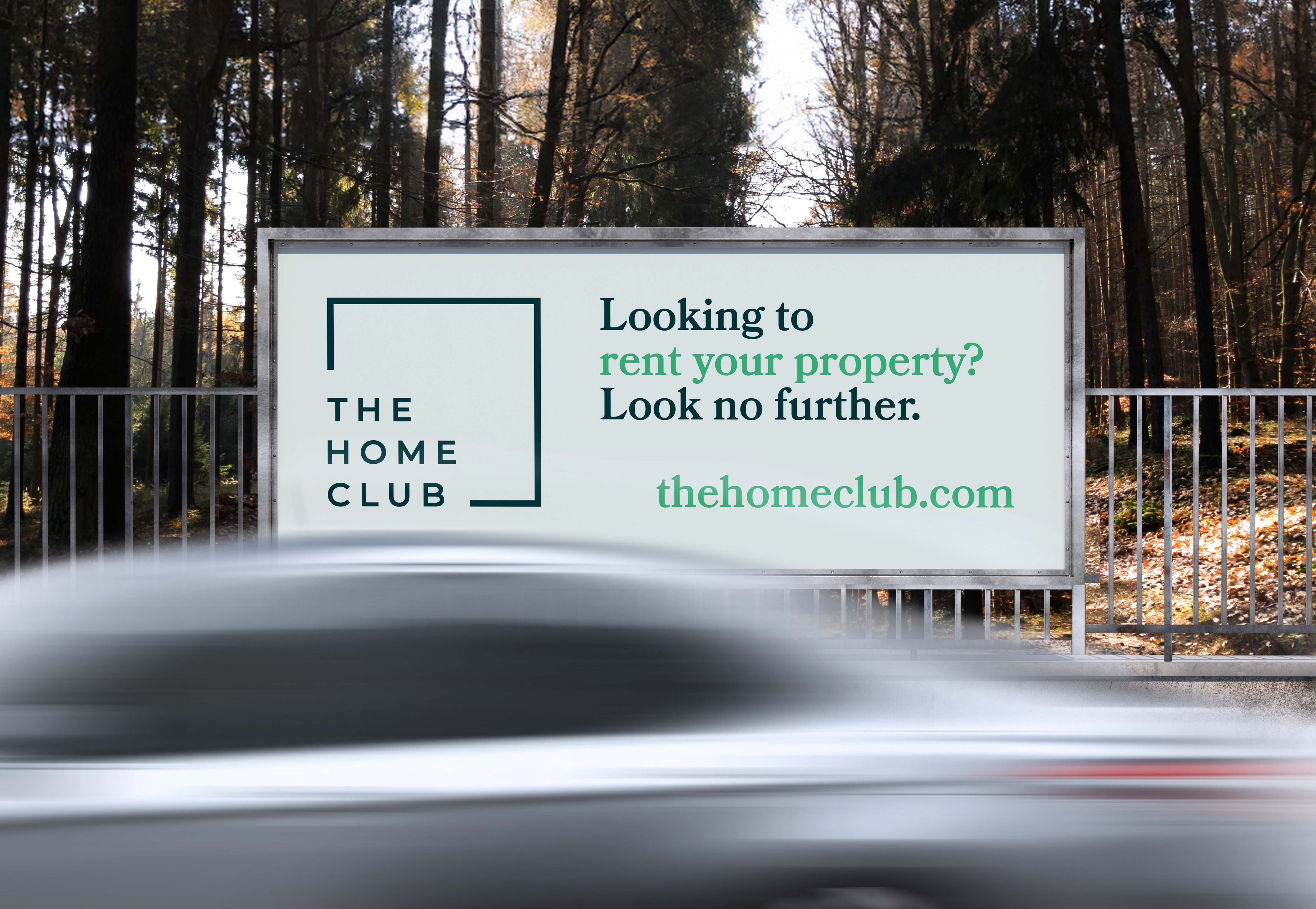 The Home Club - Roadside Sign